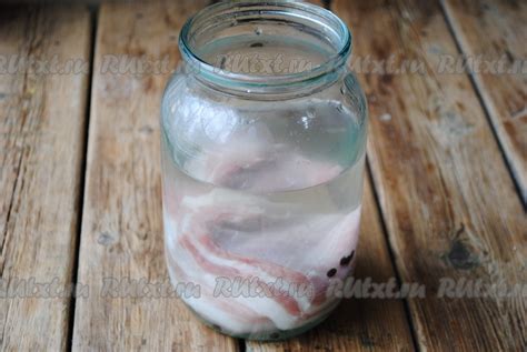 Засолка сала в рассоле в банке: 7 фото в рецепте