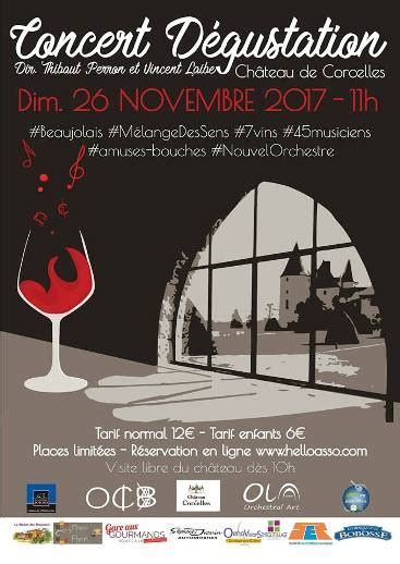 Concert D Gustation Au Ch Teau De Corcelles En Beaujolais Loisirs En