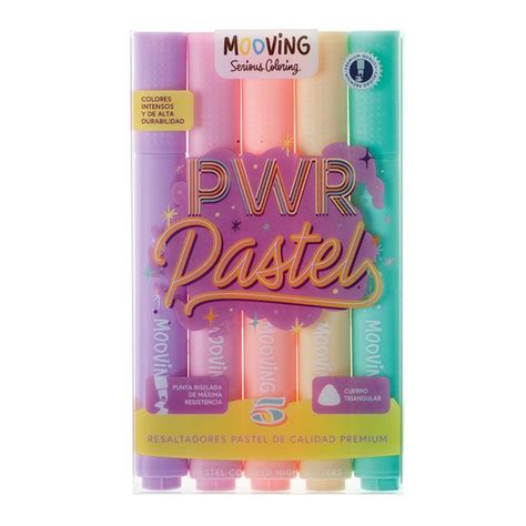 Resaltadores Pastel X5 Mooving Comprar En Woopy