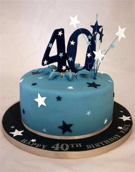 40th Birthday Cake Ideas For Men Best Cake Photos