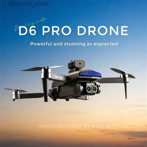 Drones KBDFA New D6 Pro Drone 8K Profesional 4K HD Camera Obstacle