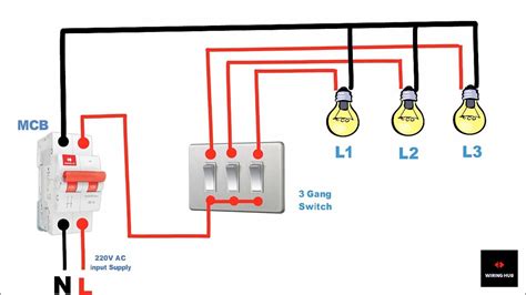 Wiring 3 Gang Light Switch