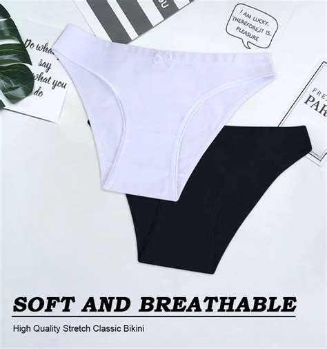 Competitive Price Low Rise Cotton Stretch Bikini Breathable Women S Cotton Panties Buy Plus