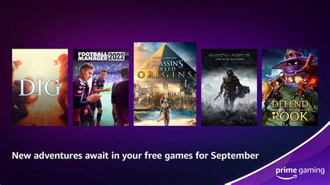 Prime Gamings September Offerings Include Assassins Creed Origins And Middle Earth Shadow Of