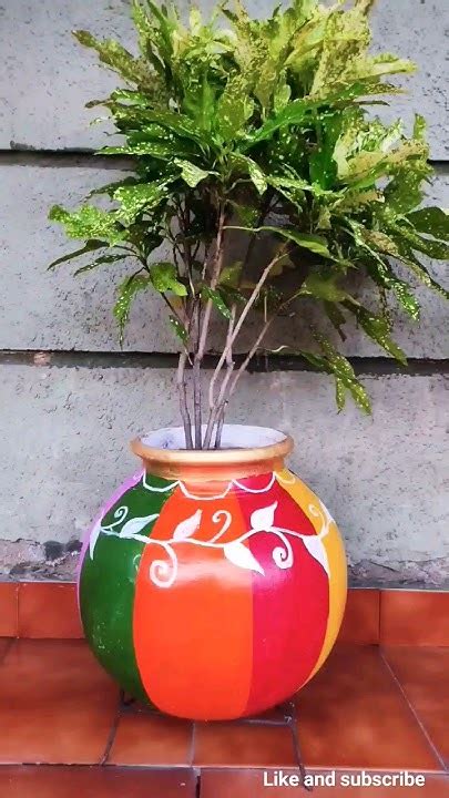 Diy Matka Paintinghow To Paint A Terracotta Pot Home Decor Idea