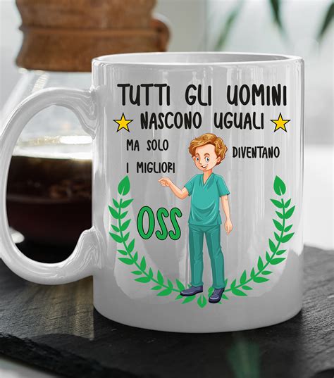 Tazza Oss Divertente Mestieri Tutti Gli Uomini Nascono Uguali Ma Solo