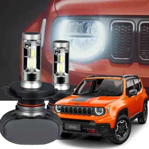 Lâmpada Led Farol Milha Jeep Renegade H11 8000k Led Auxiliar Mercado