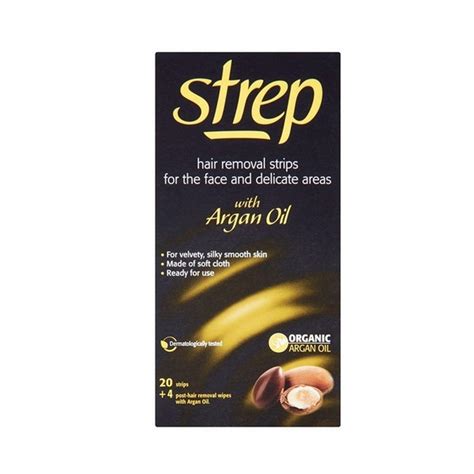 Strep Face Bikini Strips Argan Oil 20τμχ Patistas Cosmetics