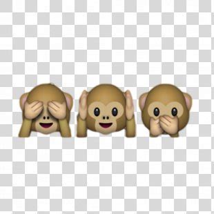 Emoji Three Wise Monkeys Sticker Text Messaging, Face PNG