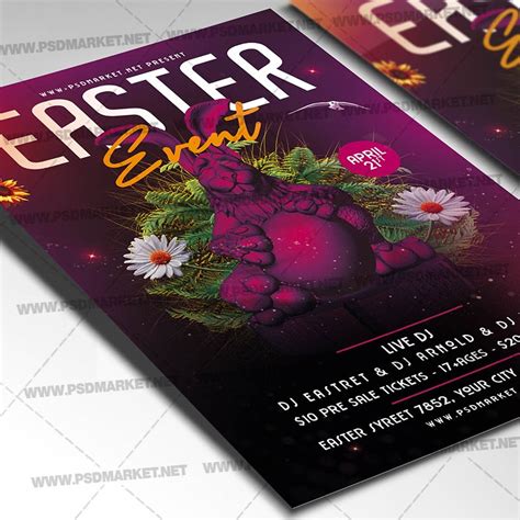 Download Easter Event Party Template Flyer Psd Psdmarket