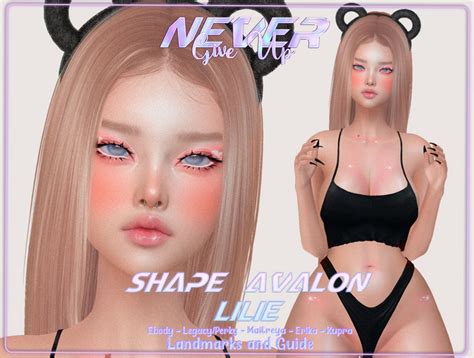 Second Life Marketplace [ng] Lilie Shape Avalon Lel Evo X