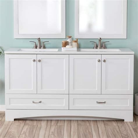 Glacier Bay Lancaster In W X In D X In H Double Sink