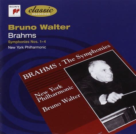 Bruno Walter Brahms Symphonies Nos 1 4 Amazon Co Uk CDs Vinyl