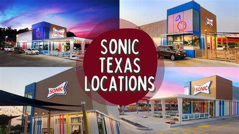 Sonic Drive In Texas Locations in 2024