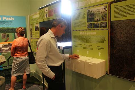 Interactive "look and smell" boxes | Used to explain soil im… | Flickr