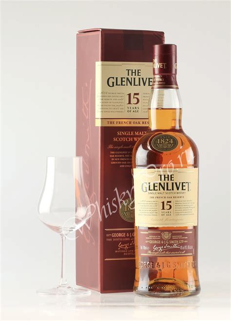 Шотландский виски Glenlivet 15 years old купить виски Гленливет 15 лет цена