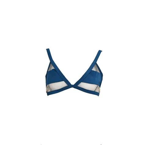 Rise and Warm Mavi Zin Rw Sole Bikini Üstü hipicon