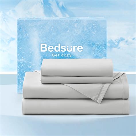 Bedsure Cooling Sheets King Size Cooling Bed Sheets For Hot Sleepers