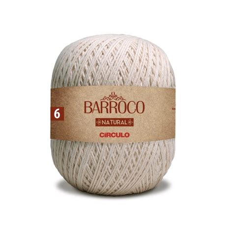 O Que Foi O Barroco No Brasil - Fio Barroco Natural Número 6 700 gramas | Shopee Brasil