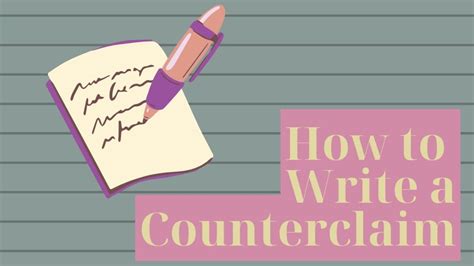 How To Write A Counterclaim Like A Pro (Really)