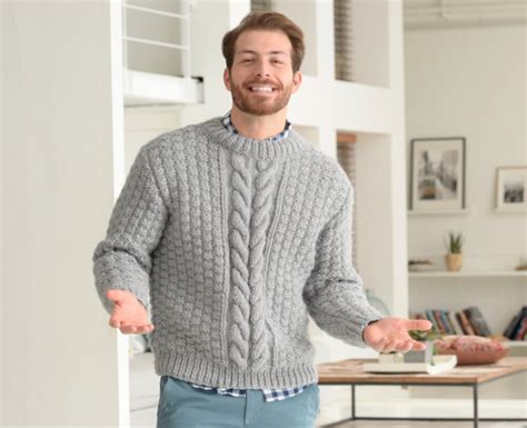 Pull Homme2 Patron Et Explications Détaillées