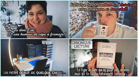 Vlog Chute Discussion De Chatelier Et Chronique Lecture Youtube