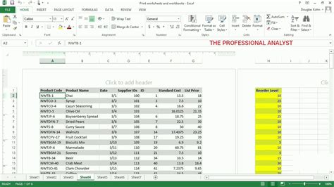 How To Print A Excel Worksheet On A Specific Number Of Pages Excel Training Episode 59 Youtube