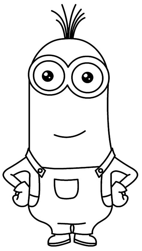 Desenhos Que Começam Com A Letra B - Desenhos dos Minions para colorir - Bora Colorir