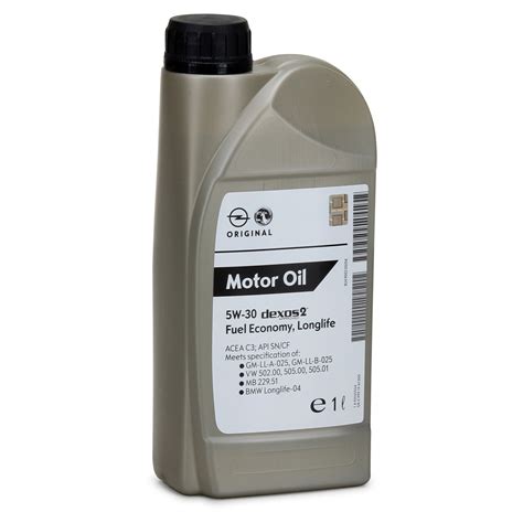 ORIGINAL Opel GM LongLife Dexos 2 Motoröl Öl 5W30 6 Liter 1942003 ...