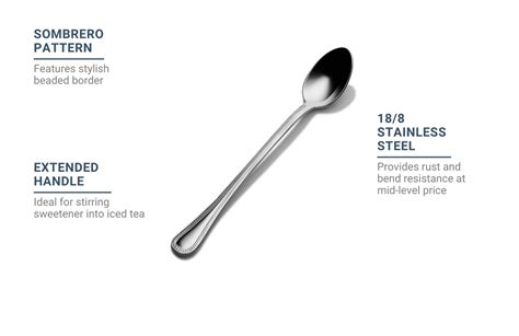 Bon Chef S Iced Tea Spoon With Stainless Grade