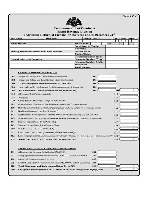 Personal income tax return form: Fill out & sign online | DocHub