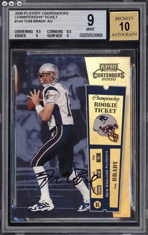 Most Expensive Tom Brady Cards And Memorabilia