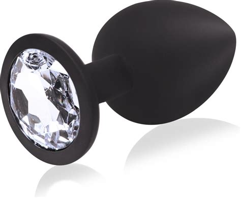 Plug Anal En Silicone Pour Femme Et Homme MOYEN Plug Anal Blanc M Bol