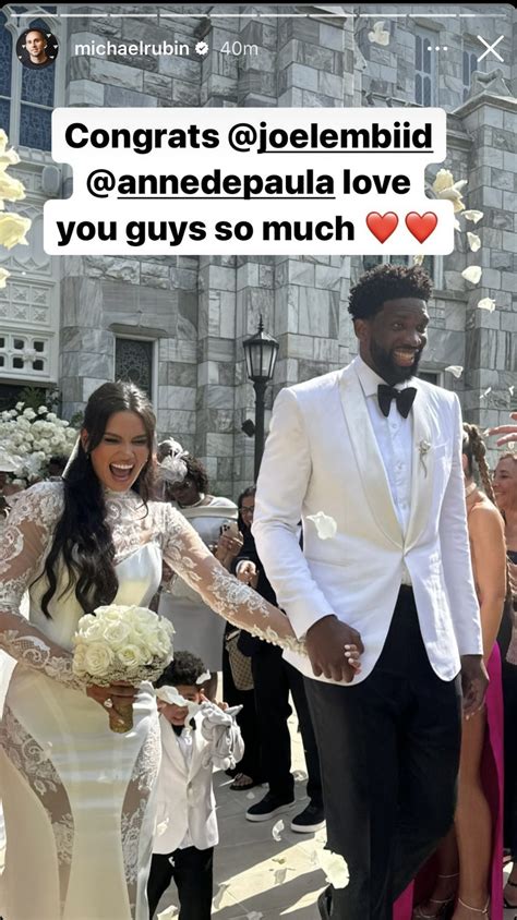 Sean Barnard On Twitter Joel Embiid Officially Ties The Knot And