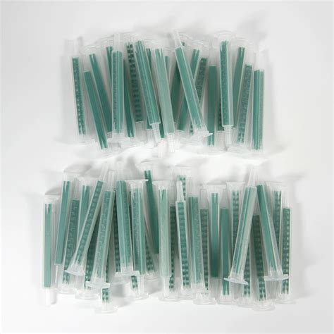 50pcs Resin AB Glue Static Mixer Mixing Tube Mixing Nozzle Syringe Set