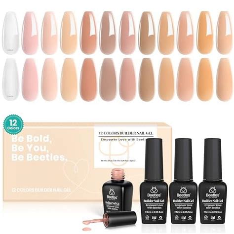 Beetles Gel Polish Colors Beetles Builder Gel Builder Gel For Nails In Clear Nude Pink