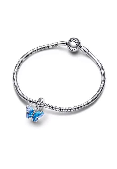 Buy Pandora Pandora Blue Murano Glass Butterfly Dangle Charm Online