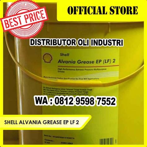 Jual SHELL ALVANIA GREASE EP 2 ( Ready Stock - 18 KG ) - Kota Tangerang ...
