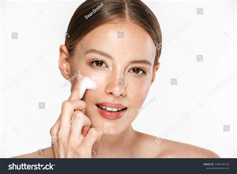 Image Adorable Half Naked Woman Washing Her Stock Photo Shutterstock