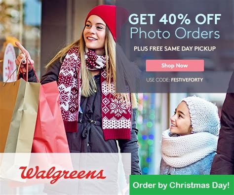 Walgreens: Save Big on Photo Orders - Pick up Today or Tomorrow!