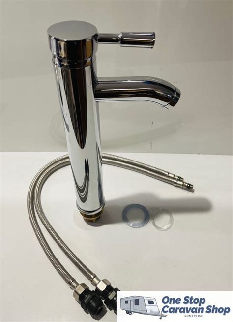 Fold Down Hot Cold Mixer Water Tap One Stop Caravan Shop