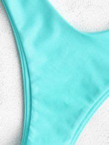 ZAFUL One Shoulder Cut Out Bralette Bikini Set In CELESTE ZAFUL 2024