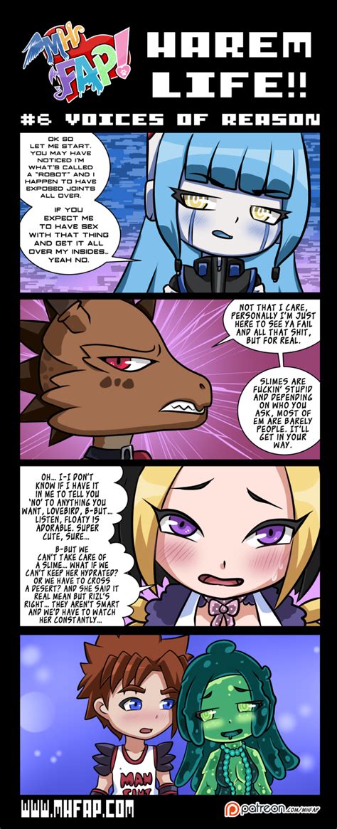 MHFAP Harem Life Voices Of Reason By PunishedKom Hentai Foundry
