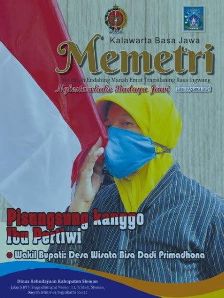 Disbud Sleman Menerbitkan Majalah Memetri Edisi II Tahun 2021 Dinas