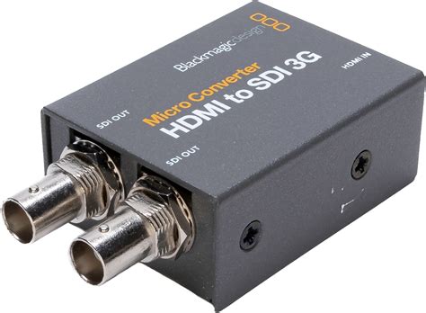 Blackmagic Design CONVCMIC/HS03G/WPSU Micro Converter - HDMI to SDI 3G ...