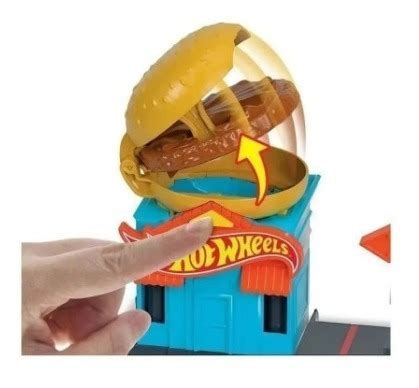 Pista Hot Wheels City Loja De Hamb Rguer Mattel Fmy Frete Gr Tis