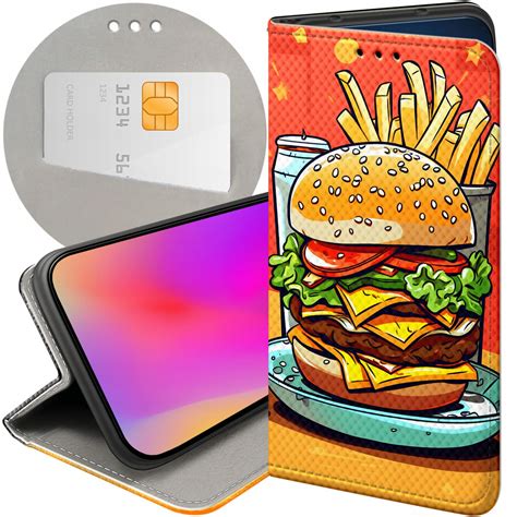 POUZDRO S KLOPOU PRO INFINIX HOT I VZORY HAMBURGER BURGERY RYCHLÉ OBČERSTVENÍ JÍDLO za