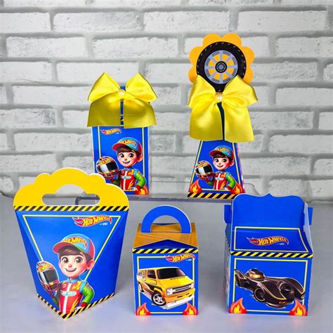 Kit Papelaria Personalizada Classica Hot Wheels Itens