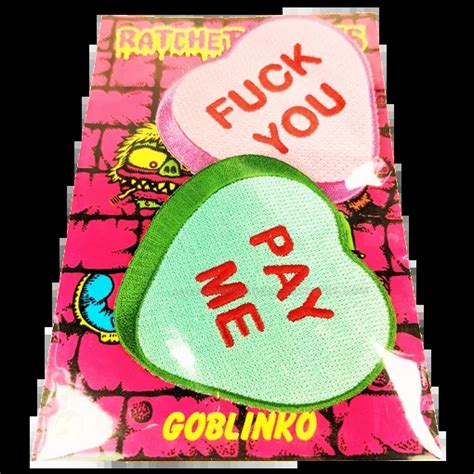 Fuck You Pay Me Patch American Made Glass Pipes