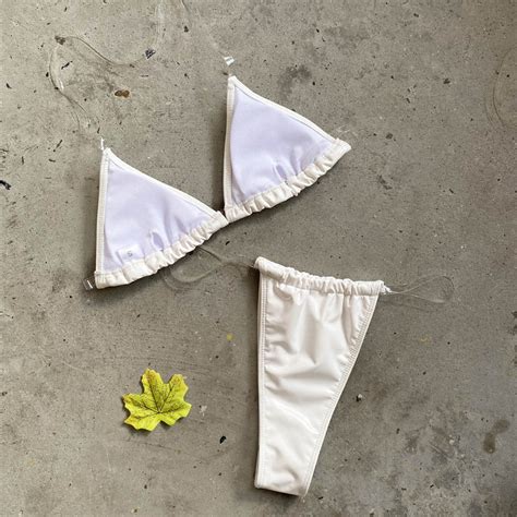 Badu gr Διαφανές Micro Bikini Γυναικείο Sexy PU Δερμάτινο νέον Μαύρο Push Up Μαγιό